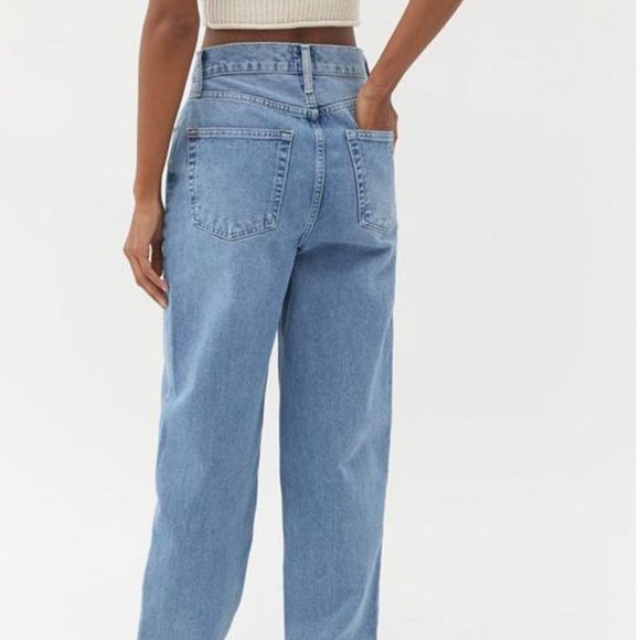 BDG High-Rise Baggy Jeans Loose Straight Leg High-Waist Medium Wash 90's Y2K - Picture 2 of 13